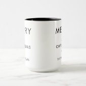 Personalized Merry Christmas Custom Mug Holiday St マグカップ (中央)