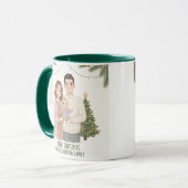 Personalized Merry Christmas Family Mug マグカップ (正面左)