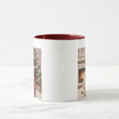 Personalized Merry Christmas Family Mug – Custom C マグカップ (中央)