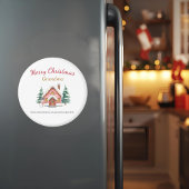 Personalized Merry Christmas Grandma Magnet マグネット