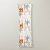 Personalized Merry Christmas Long Body Pillow ボディピロー (裏面 (縦))