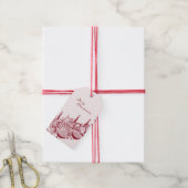 Personalized Merry Christmas Table Minimal Design ギフトタグ (より糸付き)