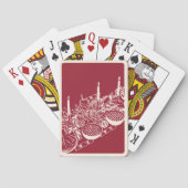 Personalized Merry Christmas Table Minimal Design  トランプ (裏面)