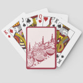 Personalized Merry Christmas Table Minimal Design  トランプ (裏面)