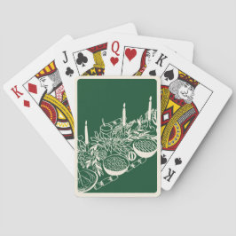 Personalized Merry Christmas Table Minimal Design  トランプ