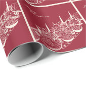 Personalized Merry Christmas Table Minimal Design ラッピングペーパー (ロールコーナー)