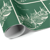 Personalized Merry Christmas Table Minimal Design ラッピングペーパー (ロールコーナー)