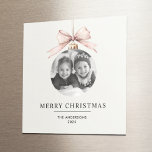 Personalized Merry Christmas with Photo  マグネット<br><div class="desc">Celebrate the holiday season with a touch of personalization using this Personalized Merry Christmas with Photo Gift Magnet. Perfect for gifting or adding festive charm to your own space, this magnet allows you to customize it with a cherished photo and name, creating a unique keepsake for family and friends. Ideal...</div>