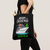 Personalized Merry Cruisemas Cruise Ship Family  トートバッグ (クローズアップ)