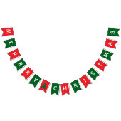 Personalized Message Custom Christmas Party Banner バンティングフラッグ (全)