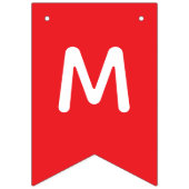 Personalized Message Custom Christmas Party Banner バンティングフラッグ (第1の旗)