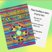 Personalized Mexican Fiesta   招待状