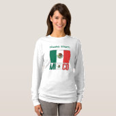 Personalized Mexico Flag Tシャツ (正面フル)