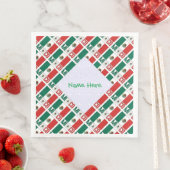 Personalized Mexico Flag Tiled (インサイチュ)