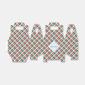 Personalized Mexico Flag Tiled Gable フェイバーボックス (折り畳みなし)