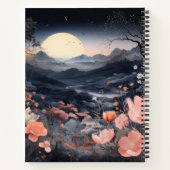 Personalized Midnight Boho Garden Gift ノートブック (裏面)