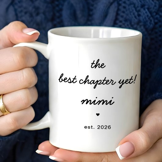 Personalized Mimi Mug Best Chapter Yet コーヒーマグカップ