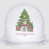 Personalized Miniature Schnauzer Dog Christmas (正面)
