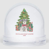 Personalized Miniature Schnauzer Dog Christmas (裏面)