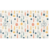 Personalized Minimal Abstract Boho Pastel Colors テーブルクロス (正面(横))