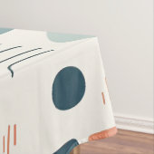 Personalized Minimal Abstract Boho Pastel Colors テーブルクロス (インサイチュ)