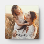 Personalized Minimal Modern Frameles Picture Photo フォトプラーク (正面)