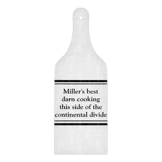 Personalized Minimalist カッティングボード (正面)