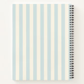 Personalized Minimalist Aesthetic Pastel Notebook ノートブック (裏面)
