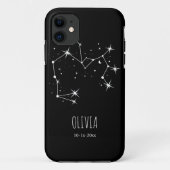 Personalized Minimalist Constellation Zodiac Phone Case-Mate iPhoneケース (裏面)