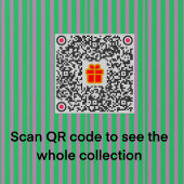 Personalized Mint Green Pink Stripe Christmas Tree ワインギフトバッグ