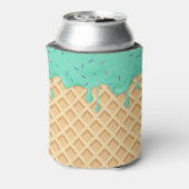 Personalized Mint Ice Cream Drip 缶クーラー (缶裏面)