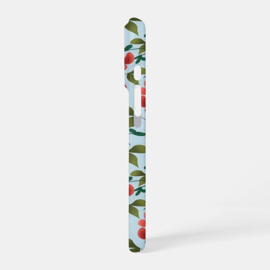 Personalized Miss Molly Trailing Rose Phone Case iPhoneケース (左側面)