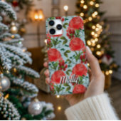 Personalized Miss Molly Trailing Rose Phone Case iPhoneケース