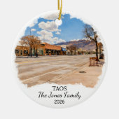 Personalized Moab Ornament, Custom Utah State セラミックオーナメント (正面)