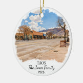 Personalized Moab Ornament, Custom Utah State セラミックオーナメント (左)
