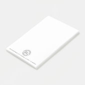 Personalized Mobile Notary Public Seal Logo ポストイット (アングル)