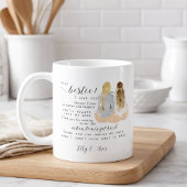 Personalized Modern Bff Friendship Gift コーヒーマグカップ