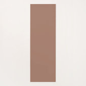 Personalized Modern Brown Simple Checkered Pattern ヨガマット (裏面)