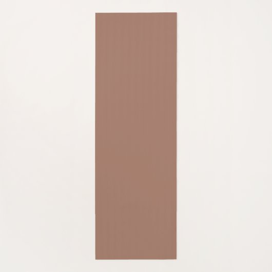 Personalized Modern Brown Simple Checkered Pattern ヨガマット (裏面)