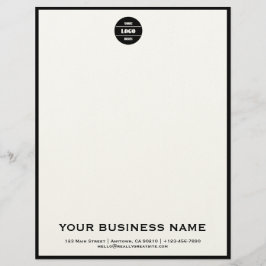 Personalized Modern Business Logo Letterhead  レターヘッド