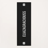 Personalized Modern Elegant Cute Bold Name Gift  ヨガマット (正面)