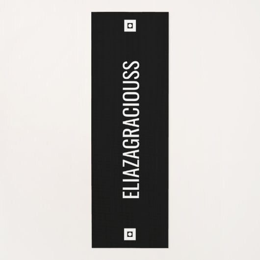 Personalized Modern Elegant Cute Bold Name Gift ヨガマット (正面)