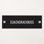 Personalized Modern Elegant Cute Bold Name Gift  ヨガマット (正面(横))