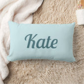Personalized Modern Elegant Typography Name  ランバークッション (ブランケット)
