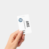 Personalized Modern Employee Logo  バッジ (手持ち)