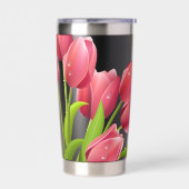 Personalized Modern Image Custom Insulated Tumbler 保温保冷タンブラー (左面)