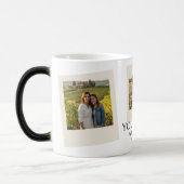 Personalized, Modern, Minimalist, Fun Photo モーフィングマグカップ (左)