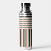 Personalized Modern Pattern Water Bottle ウォーターボトル (左面)