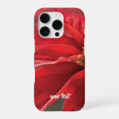 Personalized Modern Poinsettia Phone Case iPhoneケース (裏面)