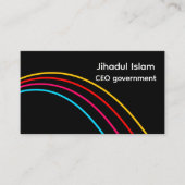 Personalized Modern Professional Business Card  名刺 (正面)